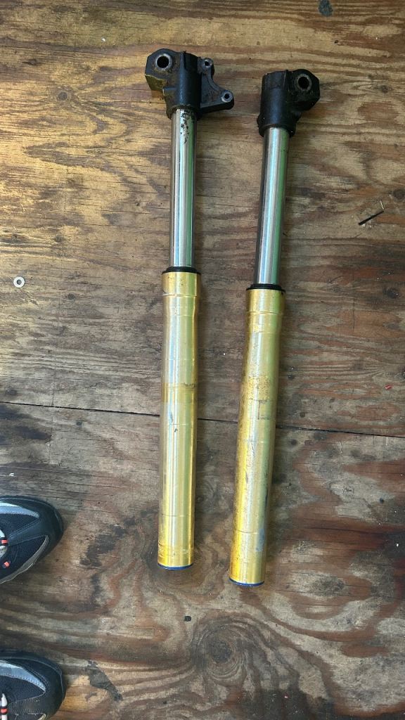 Pit bike front suspension 
