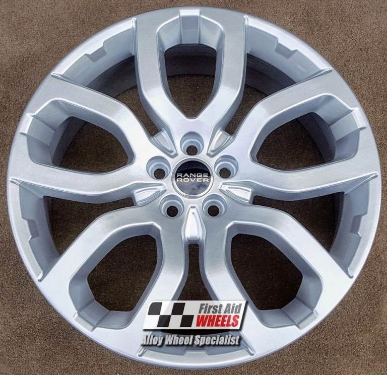 RANGE ROVER EVOQUE 1x 20'' GENUINE STYLE 504 SILVER REFURBED ALLOY WHEELS S150S