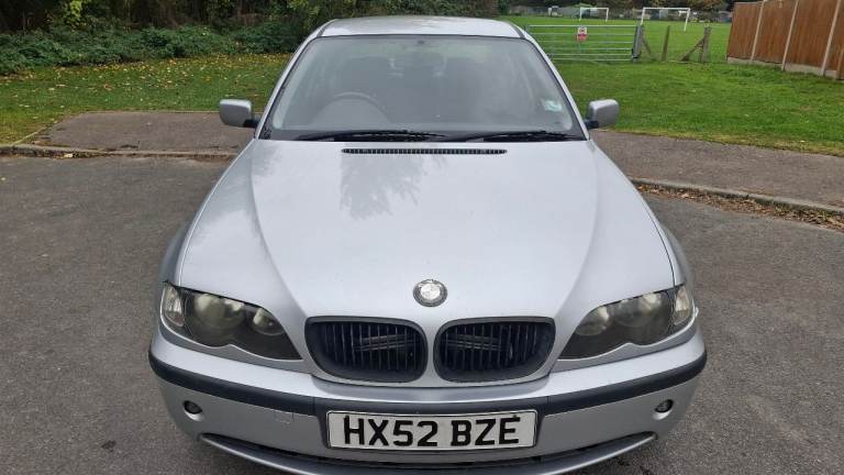 BMW 320d 2002 150bhp m47 engine MOT 29th oct 26 156k miles silver saloon