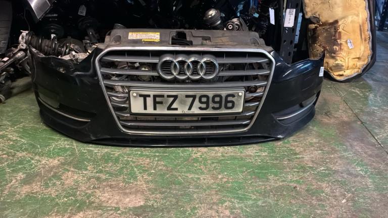 AUDI A3 8V FRONT BUMPER BLACK 