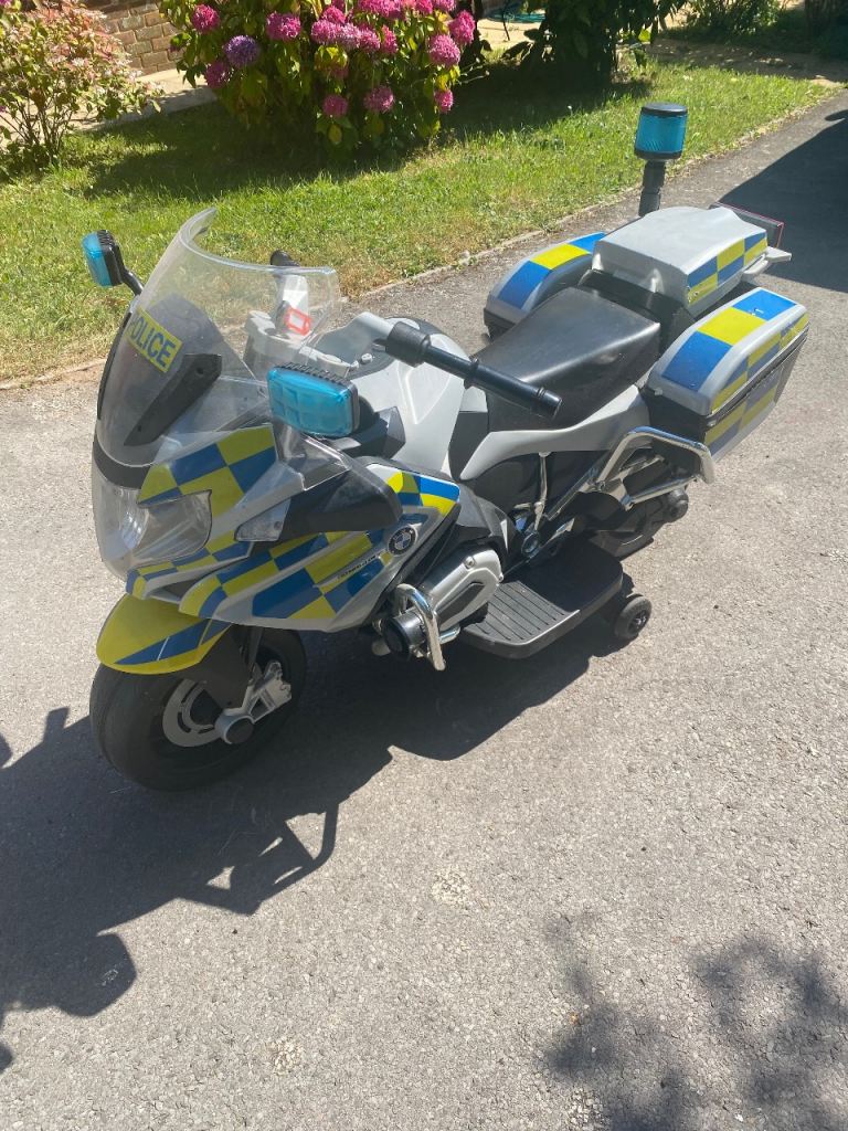 12V kids ride on police bike 