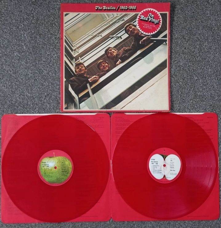 The Beatles 1962-1966 Rare Red Vinyl Album PCSPR 7171