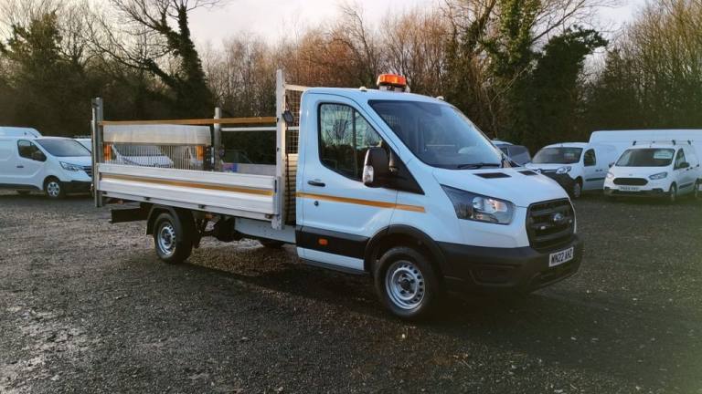 2022 Ford Transit Dropside L4 Tdci 130 PS XLWB With Tail Lift Rear Wheel Drive finished in  i DRO...