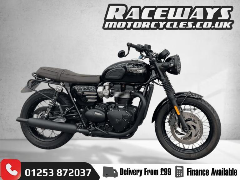 TRIUMPH BONNEVILLE T120 BLACK, 1200cc , HPI CLEAR 12 MONTHS MOT ONLY 8,542 MILES
