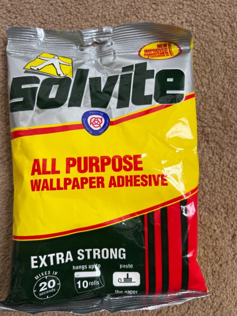 Solvite wallpaper adhesive