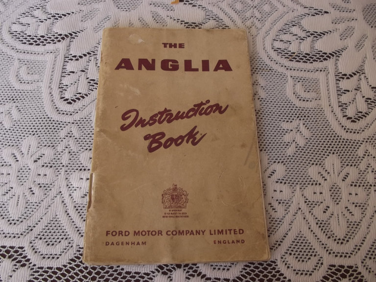 Rare find- The Anglia Instruction Book- Ford Motor Company- A1 condition
