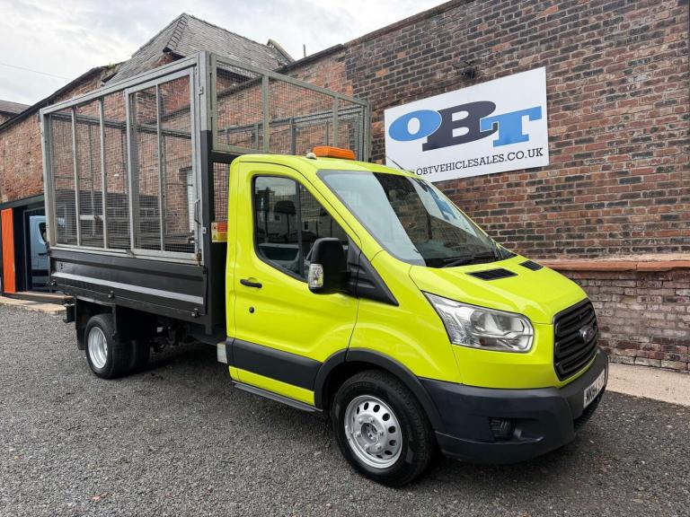 2014 Ford Transit 2.2 Transit 350 100 BHP Caged Tipper Chassis Cab Diesel Manual