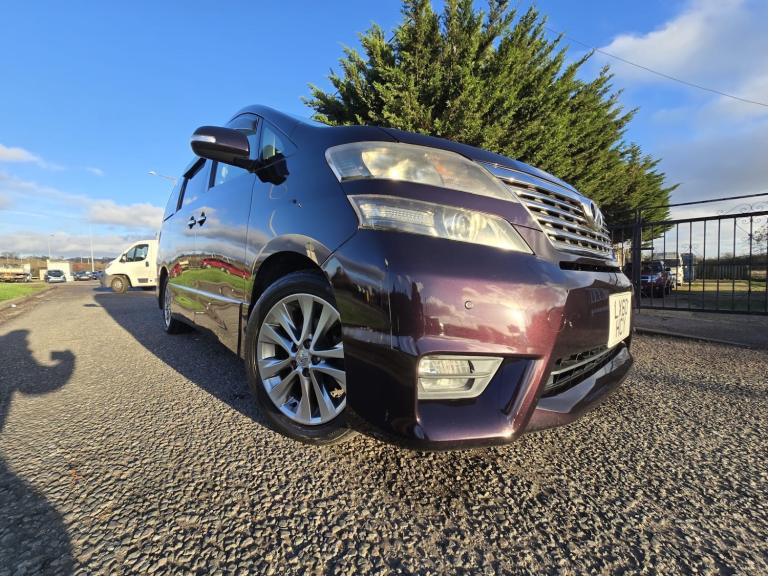 2010 Toyota Vellfire G PURPLE 2.4 PETROL 2010(60) ULEZ FREE, 7 SEATERS MPV Petrol Automatic