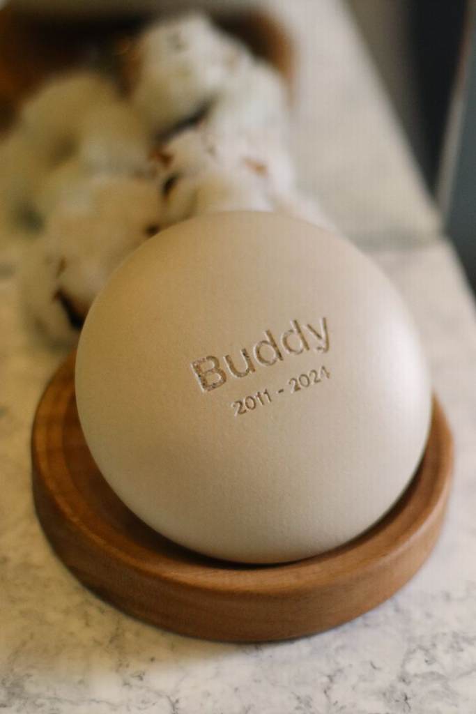 Remembrance Stone made from pet ashes (Standard)