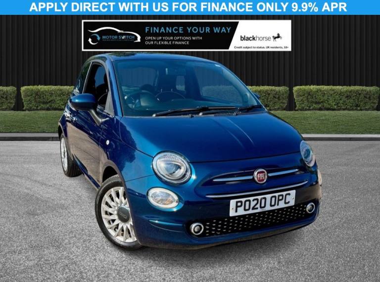 2020 20 FIAT 500 1.2 LOUNGE HATCHBACK 3DR PETROL MANUAL EURO 6 (S/S) (69 BHP)