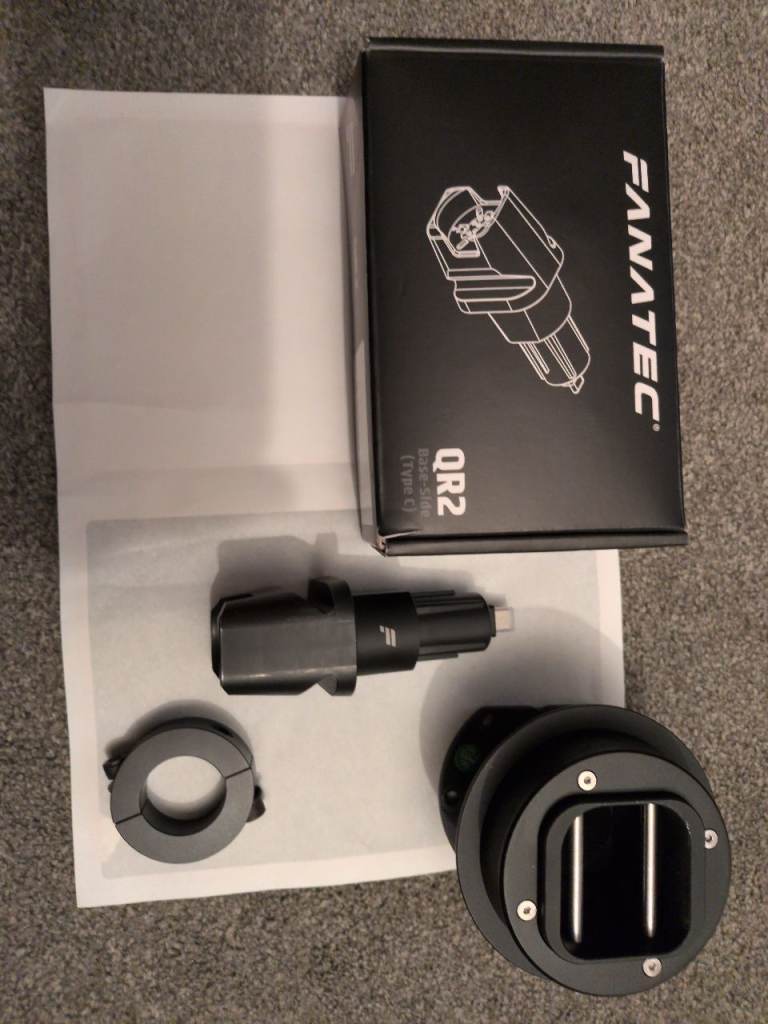 Fanatec QR2 base side and Qr2 wheel side 