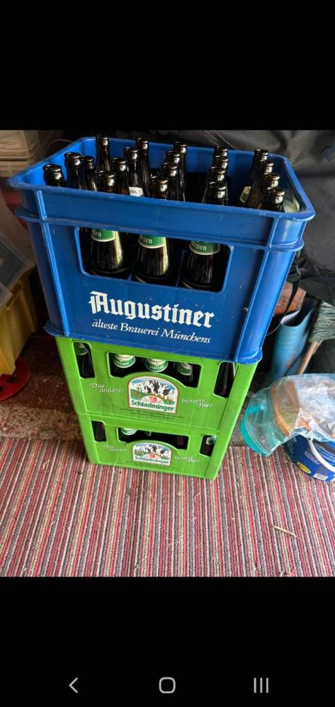 German beer crates 