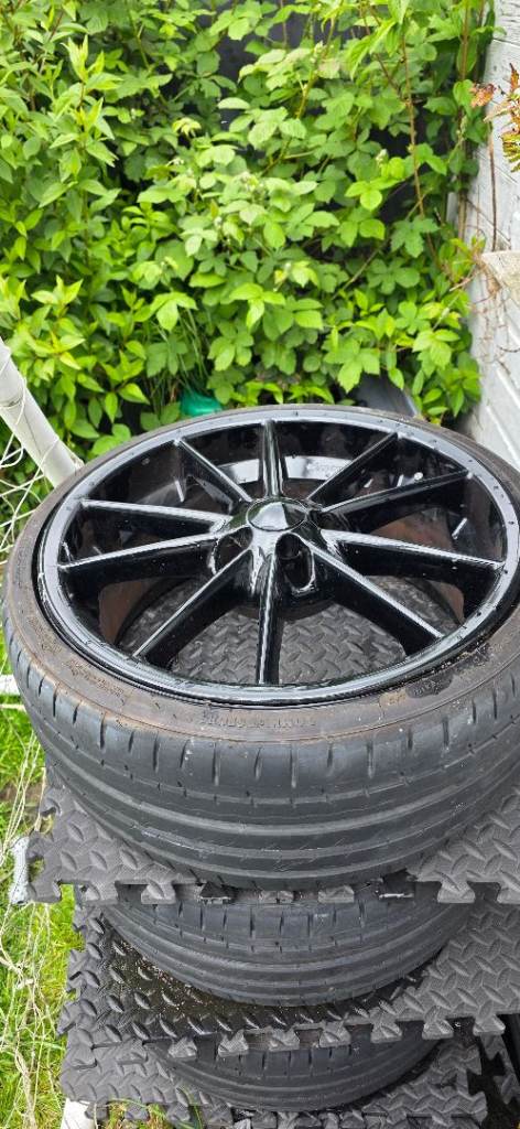 5 stud vauxhall ally wheels 
