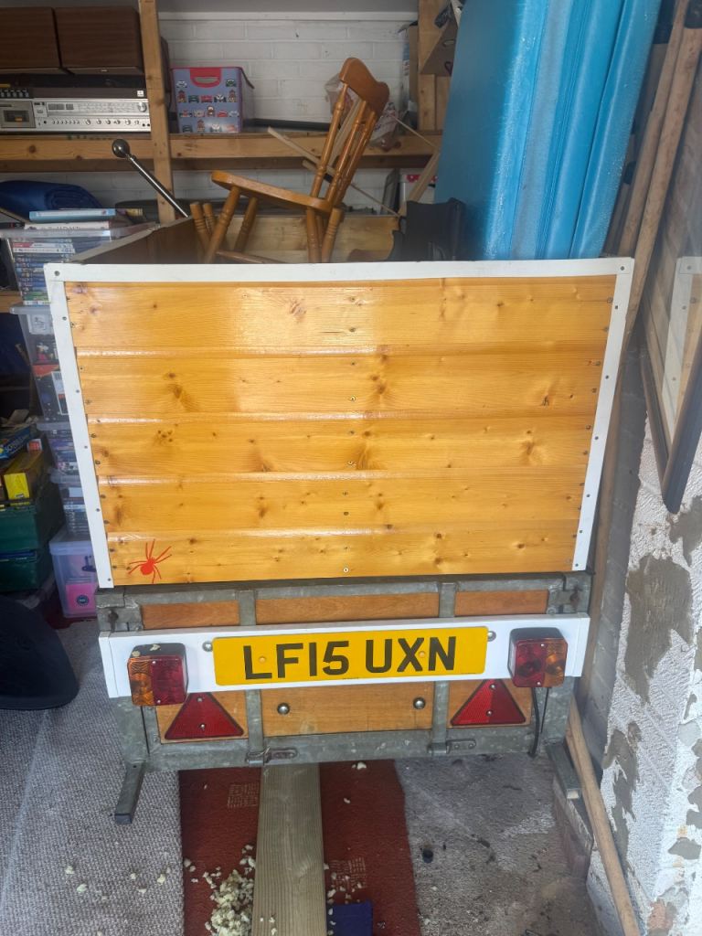 Metal Frame Wood Panel Trailer