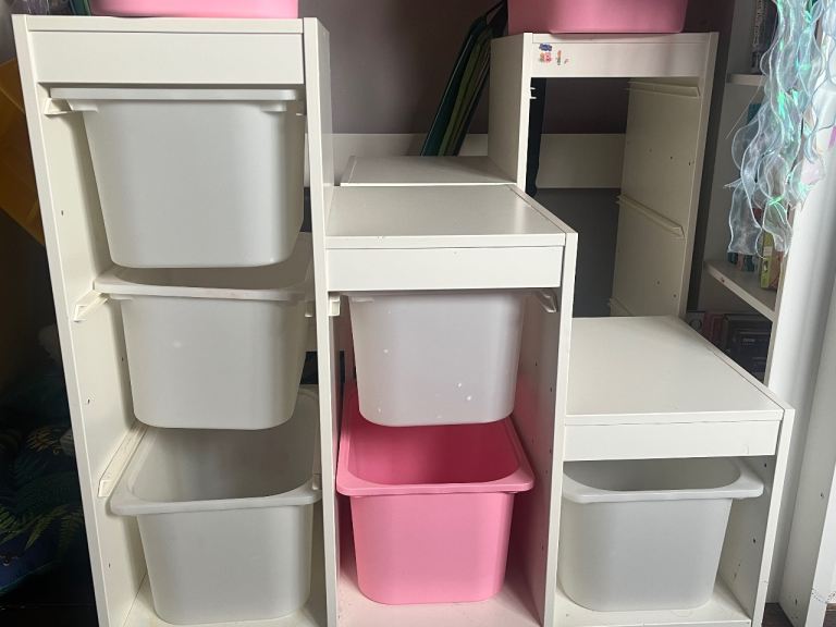 2x Trofast storage cabinets