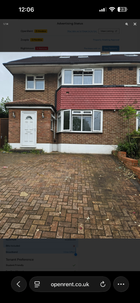 3 Bed Maisonette, Waterfall Road, N14