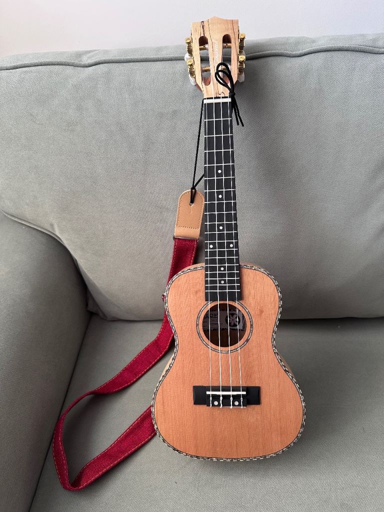 Tanglewood spalted maple concert ukulele. 