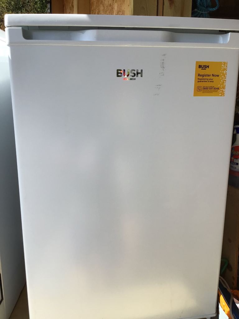 Bush Under Counter Fridge ,White, As Good As New