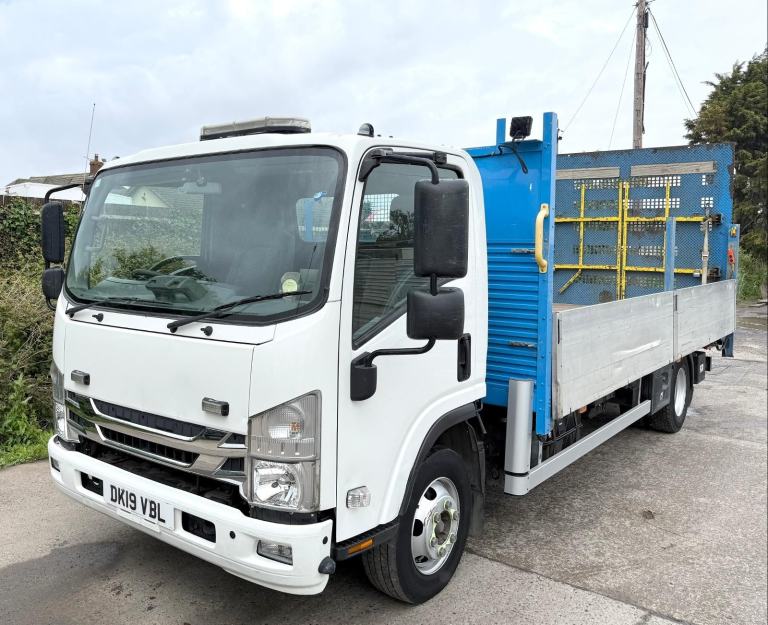 2019 ISUZU N75.190 ALLOY DOUBLE DROSPIDE CANTILEVER TAIL-LIFT 61,000 MILES EURO6