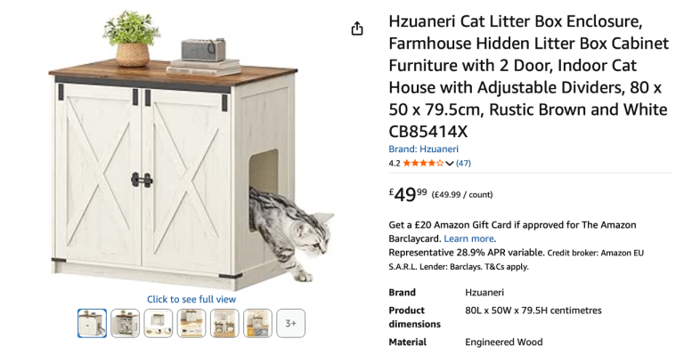 Cat litter furniture 