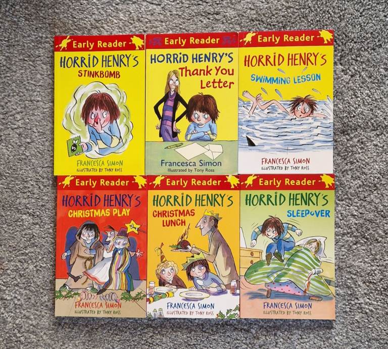 Horrid Henry Early Reader Books - Set of 6