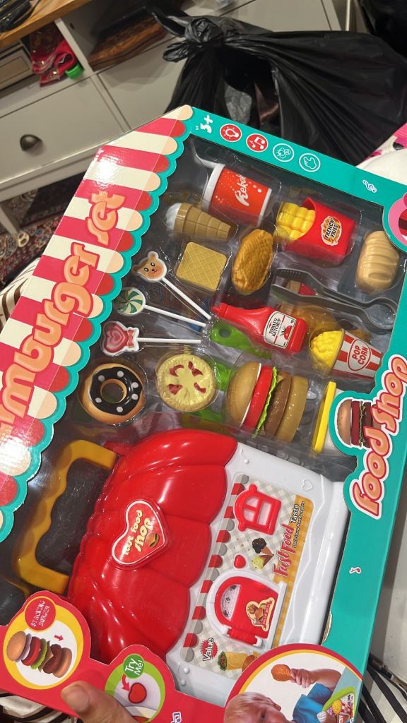 New Hamburger and Food Shop Play Set for Kids