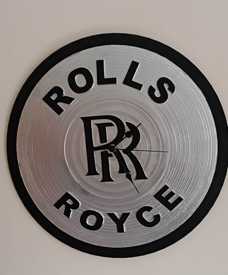 Rolls Royce wall clock
