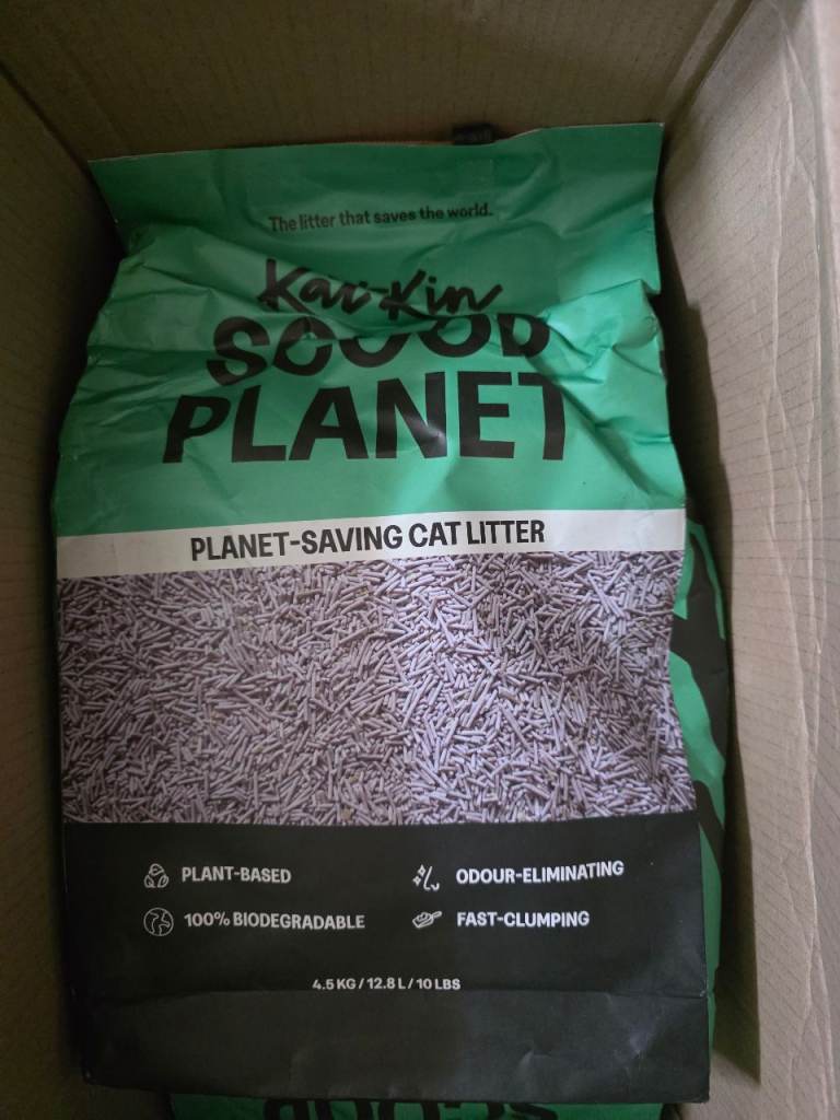 KatKin Scoop Planet Litter (2x4.5kg/12.8L bag)