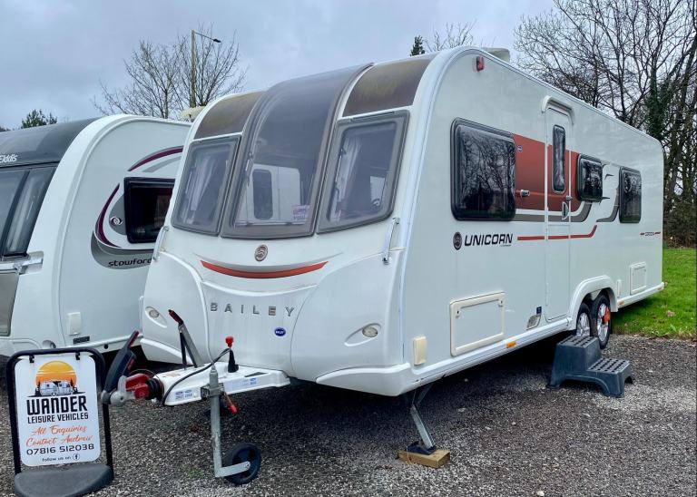 2017 Bailey Unicorn 3 Cordoba. Twin axle. 4 Berth. Pre-owned touring caravan