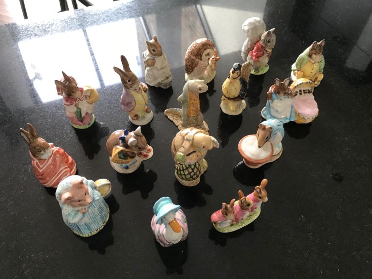 image for Beatrix Potter collectible figurines 