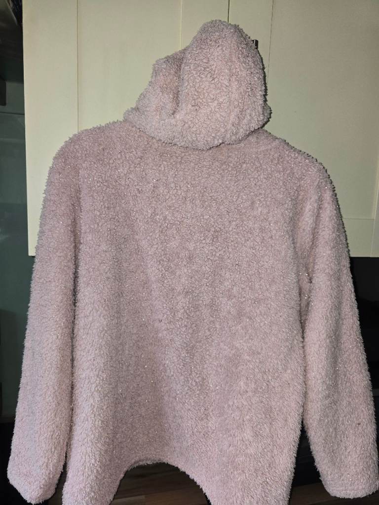 Nutmeg Women's Pink Bunny Hoodie – Size 12/14, Good Condition