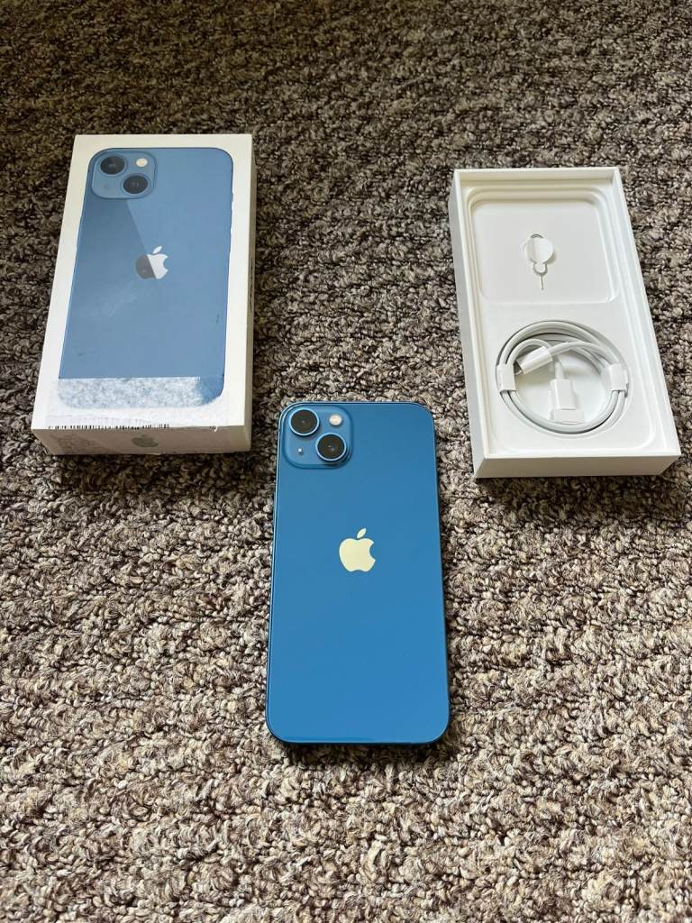 iphone 13 128 gb battery health %100 unlocked excellent condition fully functional
