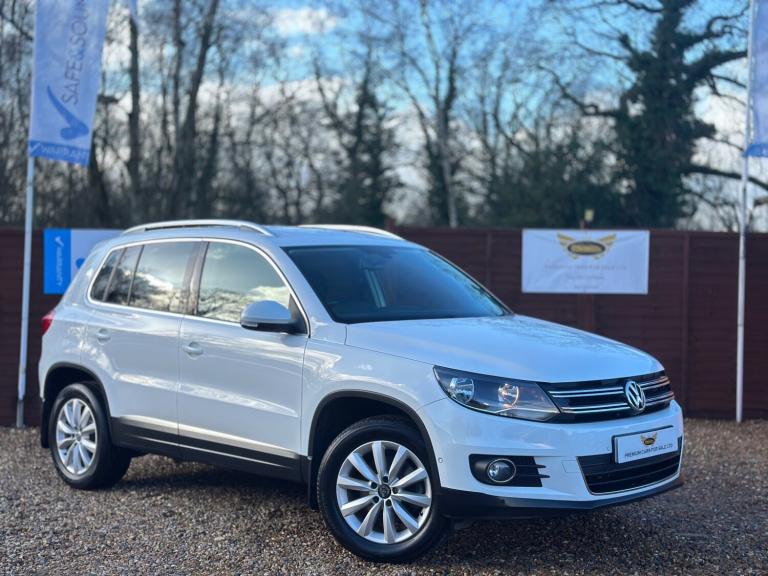 2016 Volkswagen Tiguan 2.0 TDi BlueMotion Tech Match 150 4MOTION Euro 6 White  4x4 Diesel Manual