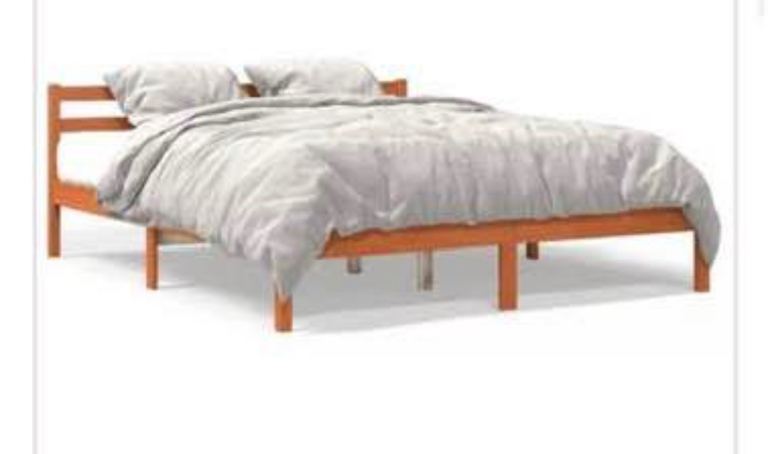 vidaXL Super King Size Solid Pine Bed Frame – New