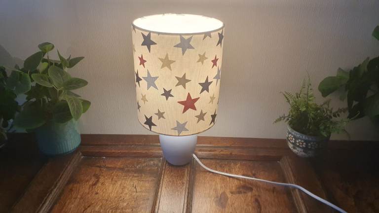 Lamp with John Lewis fabric shade