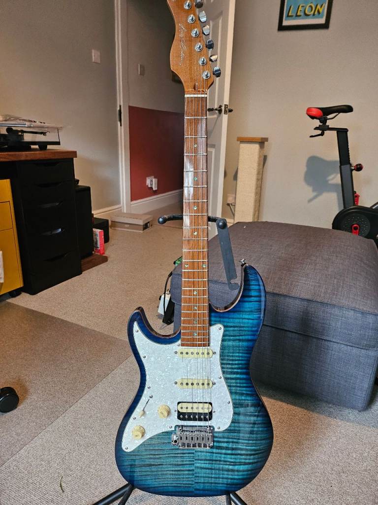 Larry Carlton S7FM TBL Left Handed Guitar