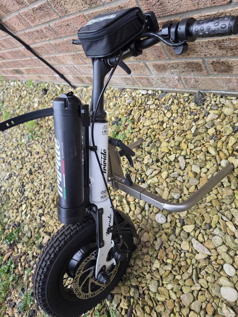 Triride kids power wheel for wheelchair in white 