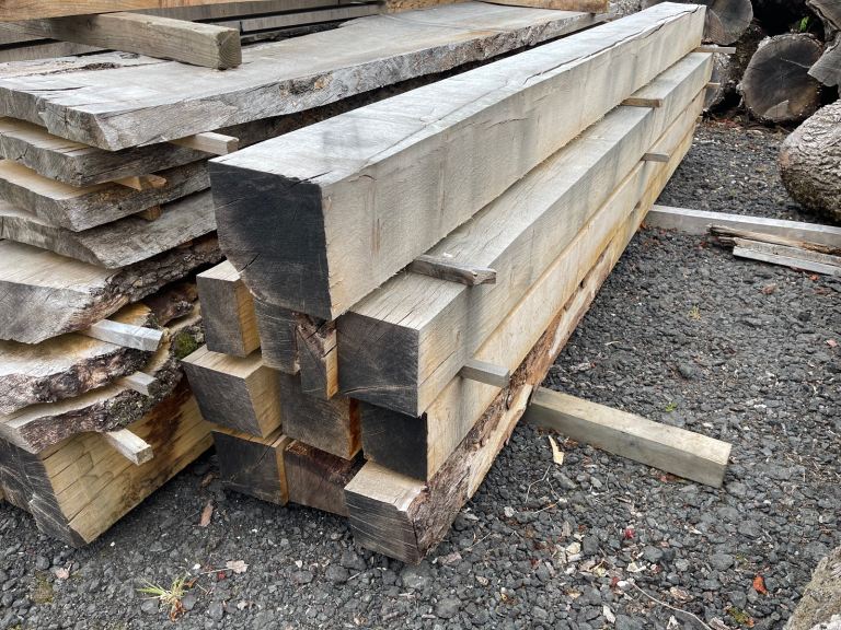 Oak beams cut to order mantle piece wood slabs pergola gazebo timber 