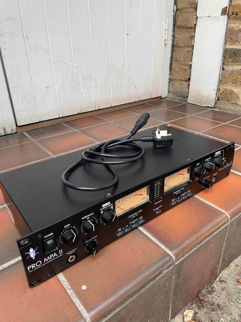 ART Pro MPA ll (2-channel tube preamp) with quality tube replacements