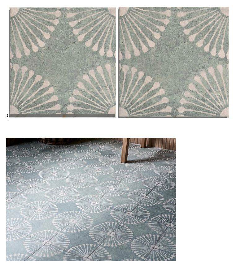 Beautiful Ca'Pietra Ceramic Tiles, mint green, brand new, still in boxes. 2.2 sq metres, 20cm tiles