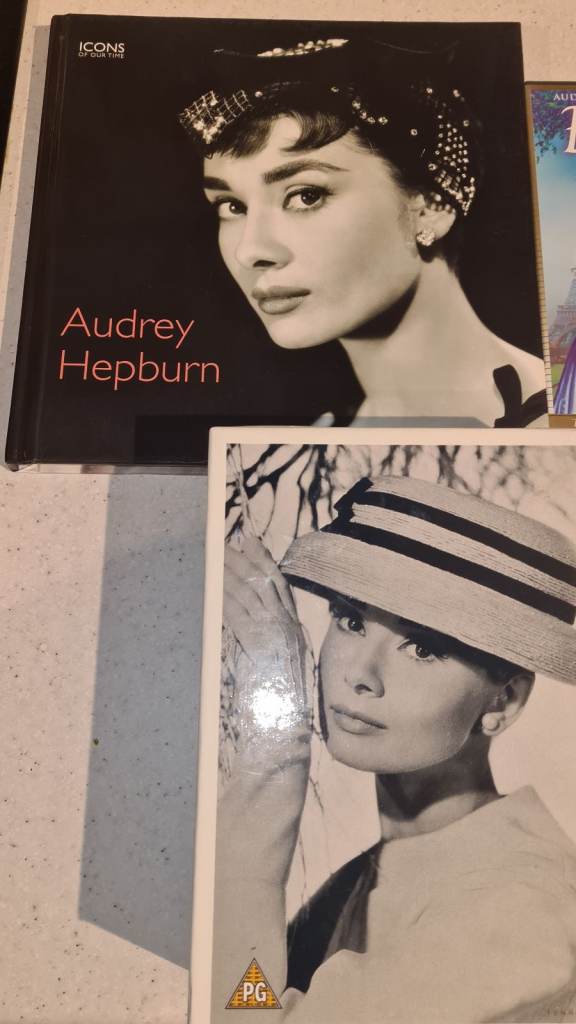 image for Audrey Hepburn bundle. 4 dvd boxset and book. Unique combo.