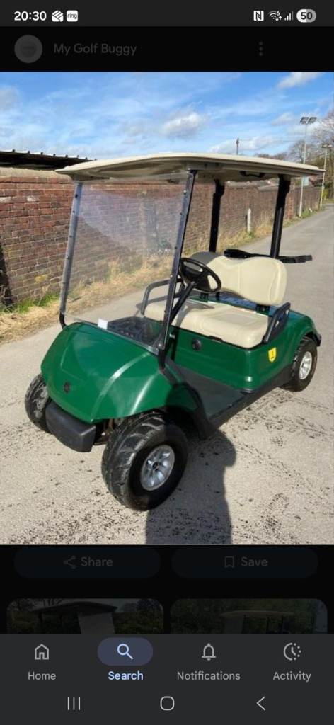 Wanted golf buggy (petrol)