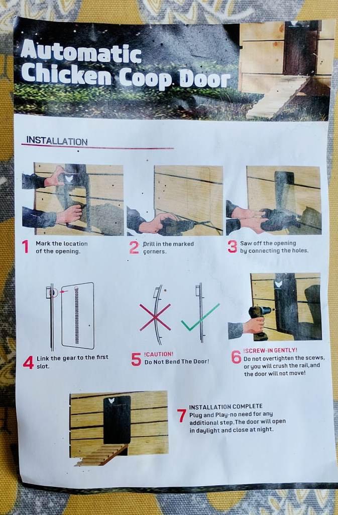 Automatic Chicken Coop Door