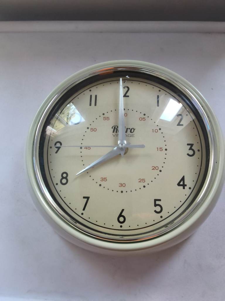Retro wall clock