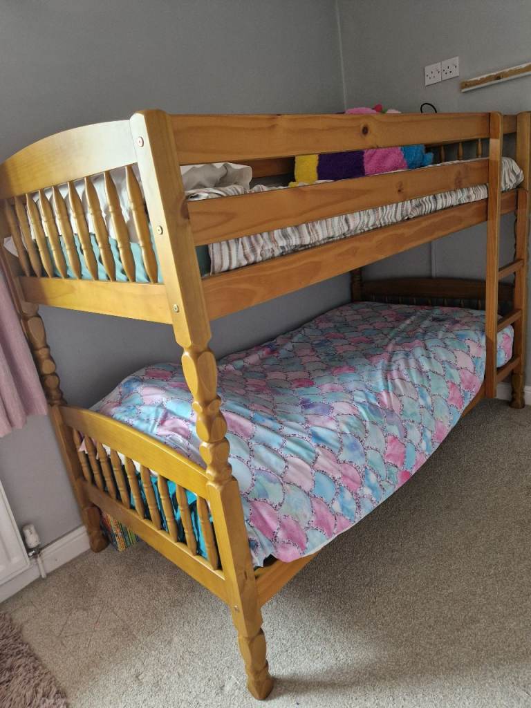 Wooden Bunk Beds – Good Condition