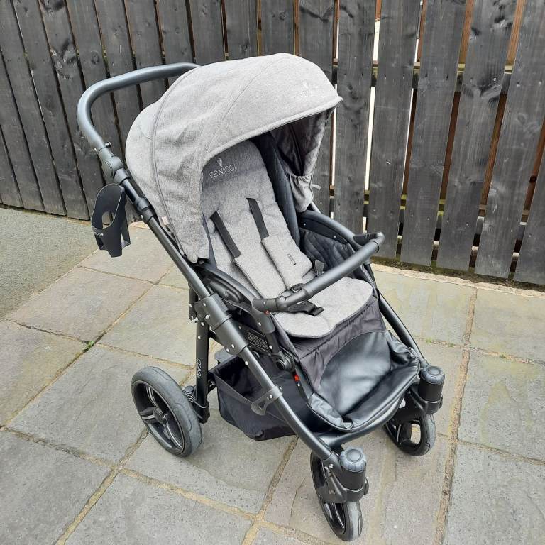 Venicci Shadow 3-in-1 Pram Travel System (Denim Grey) 