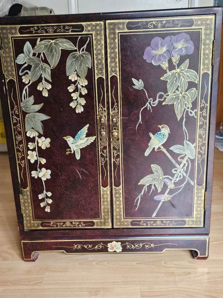 Vintage oriental cupboard