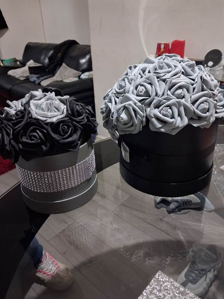 Decorative home made flowers 