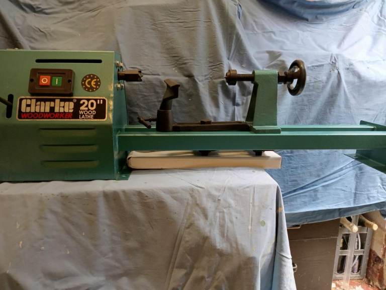 Clarke 20" Woodworking Lathe For Sale 
