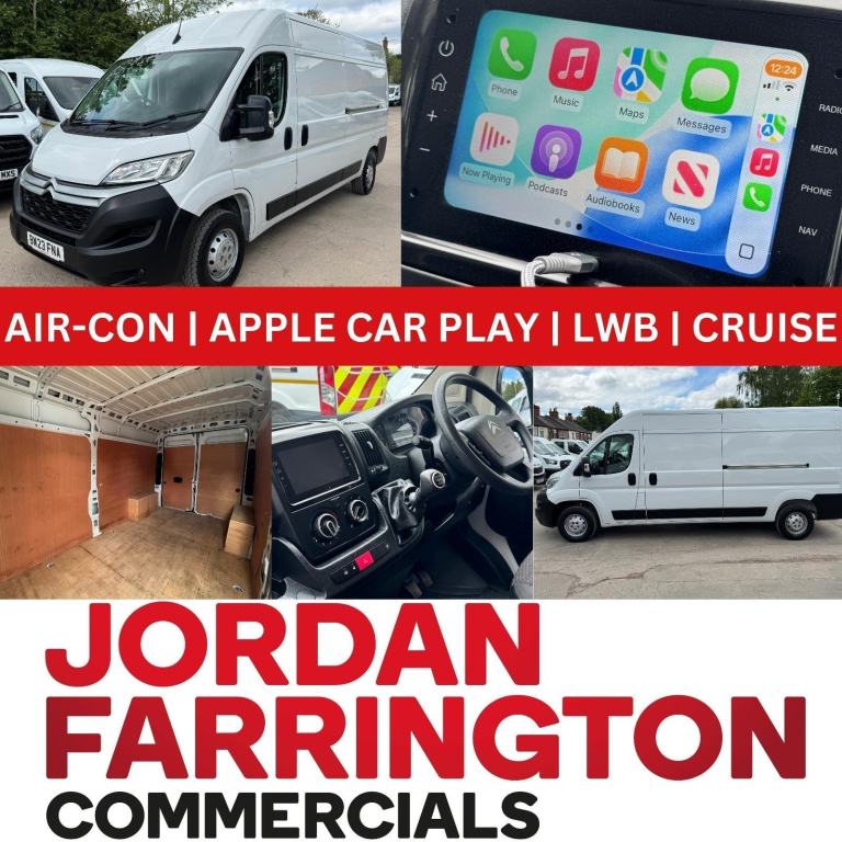 2023 CITROEN RELAY ENTERPRISE L3 H2 EURO 6 2.2 HDI DIESEL PANEL VAN WITH AIR-CON